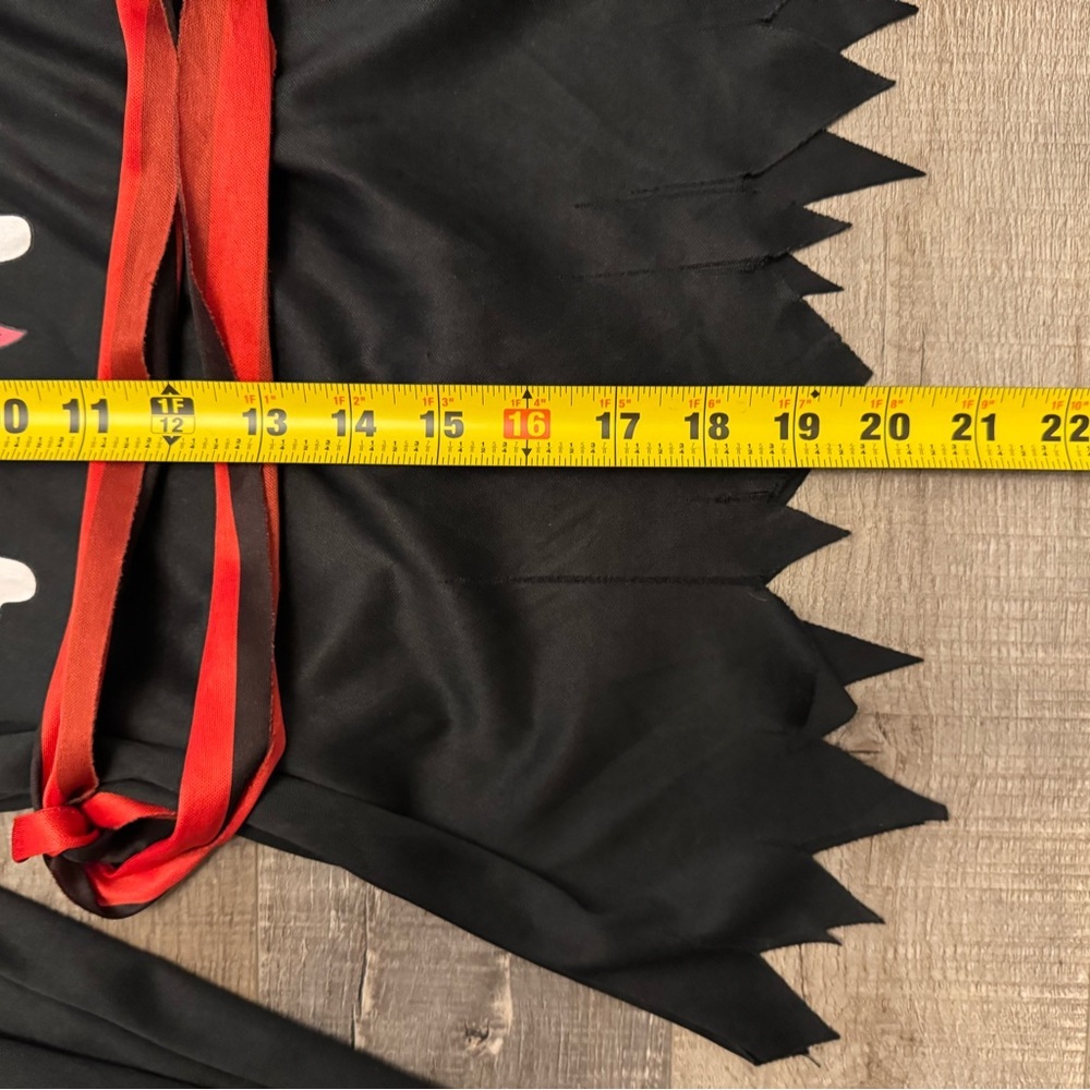 Kids Pirate Costume - Black and Red Stripes - Picture 3 of 4